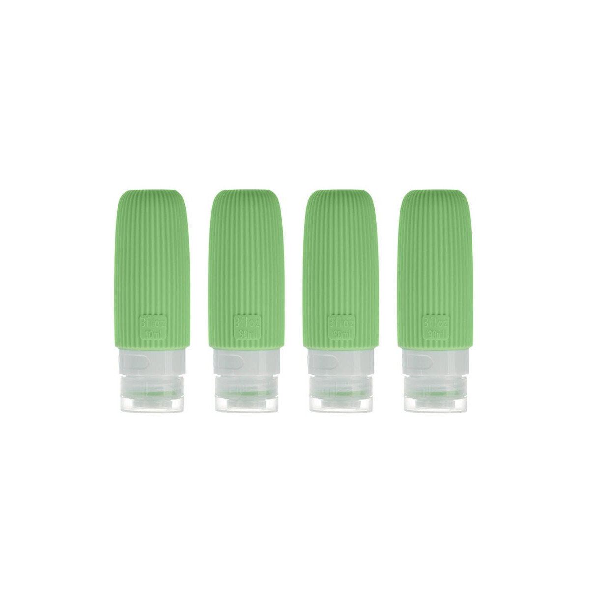 Дорожный набор бутылочек TORBER TA34312GR зеленый 1