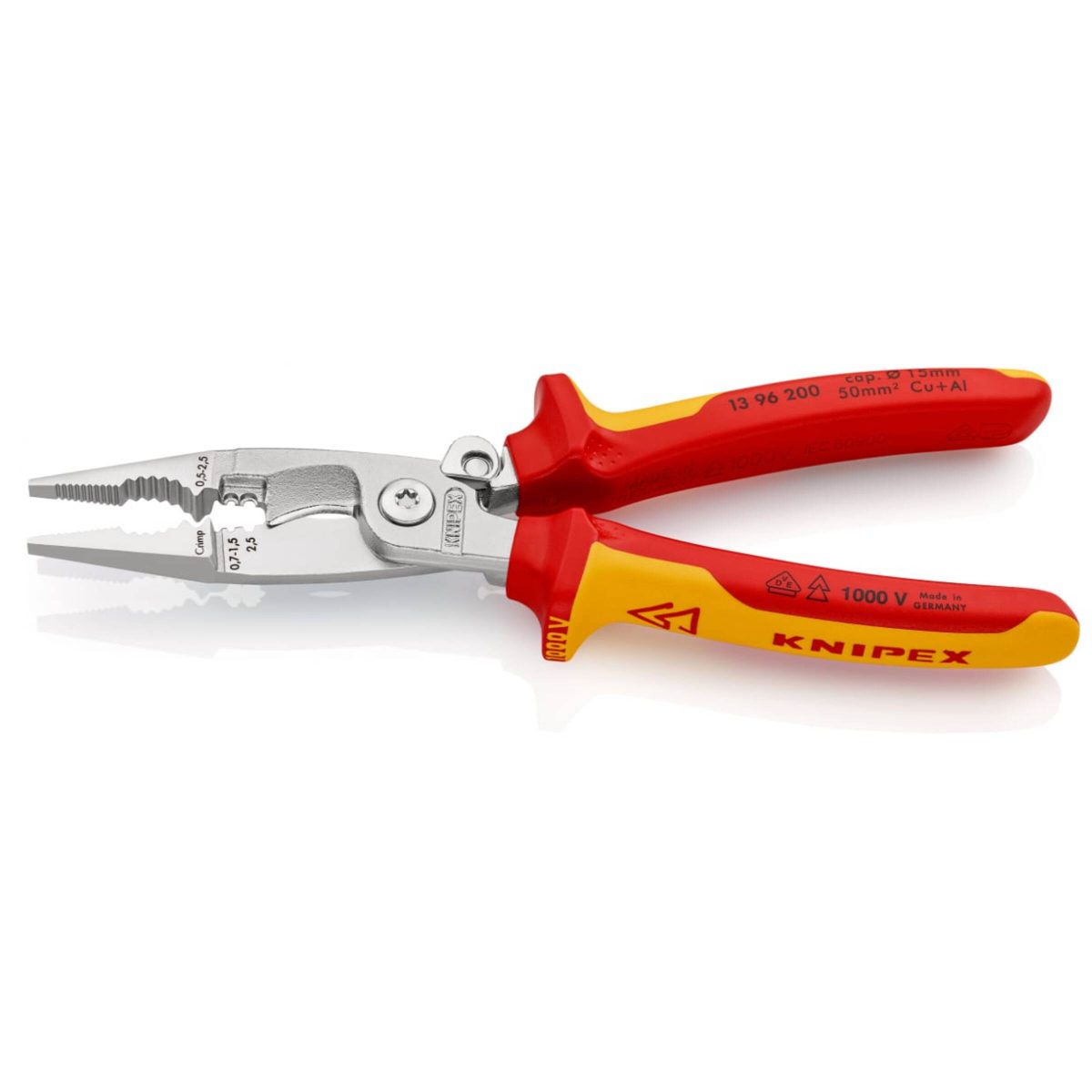 Электромонтажные клещи Knipex KN-1396200SB 3