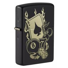 Электронная зажигалка ZIPPO 49257-65828, USB, электроимпульсная