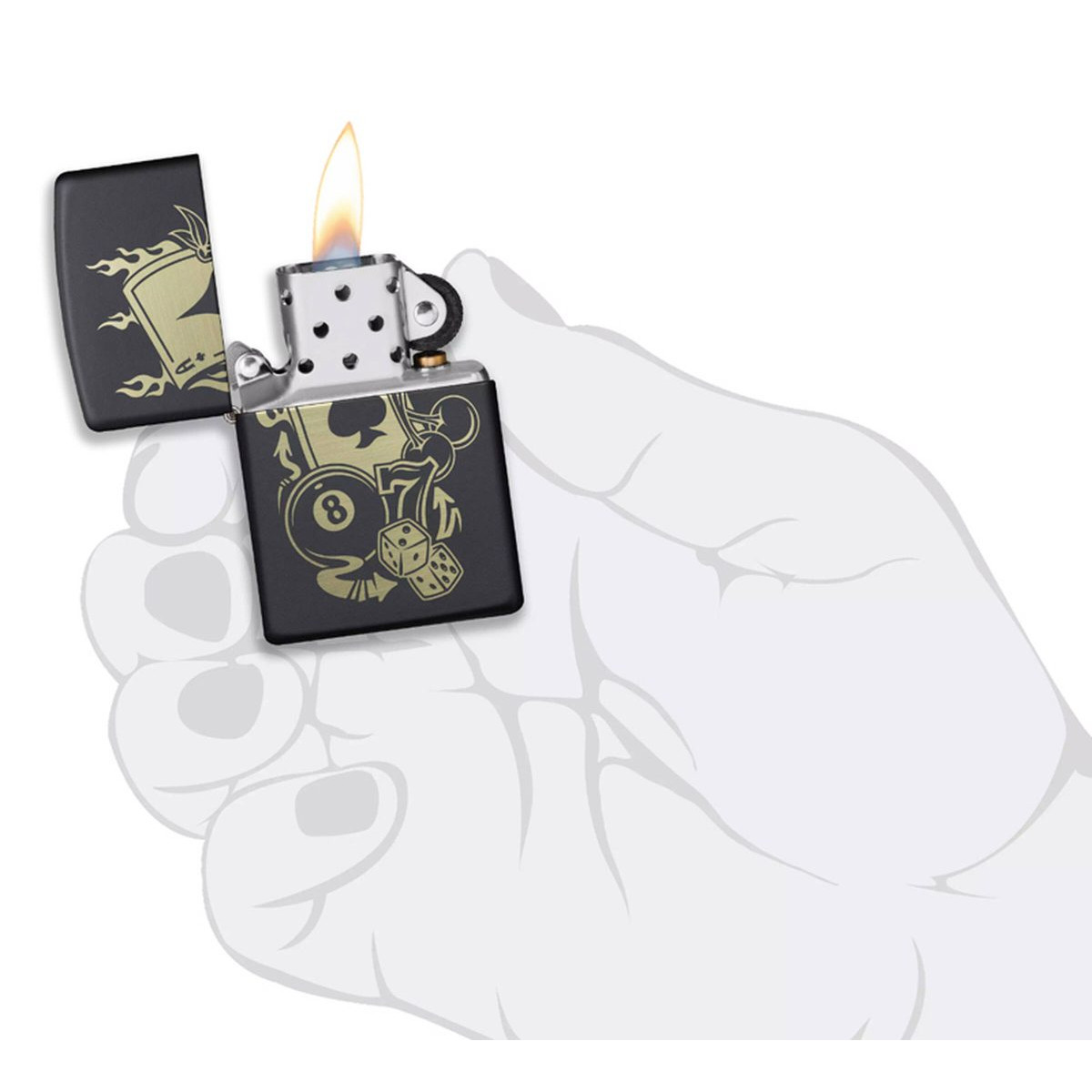 Электронная зажигалка ZIPPO 49257-65828, USB, электроимпульсная 11