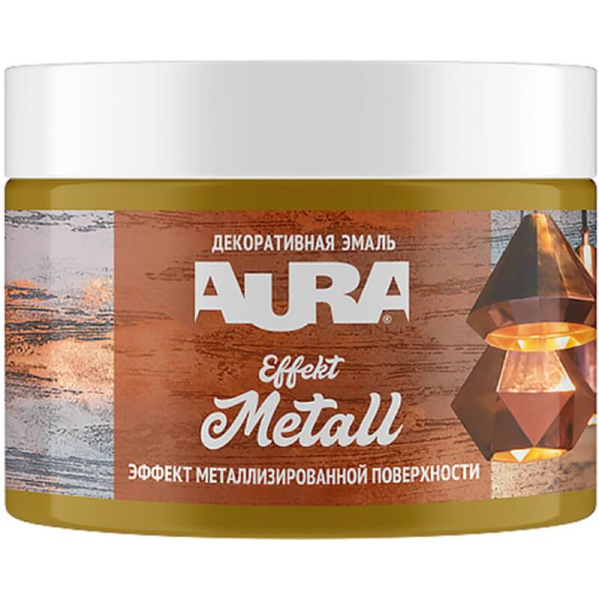 Эмаль AURA Effekt Metall ADP119 металл 0.25 кг 1