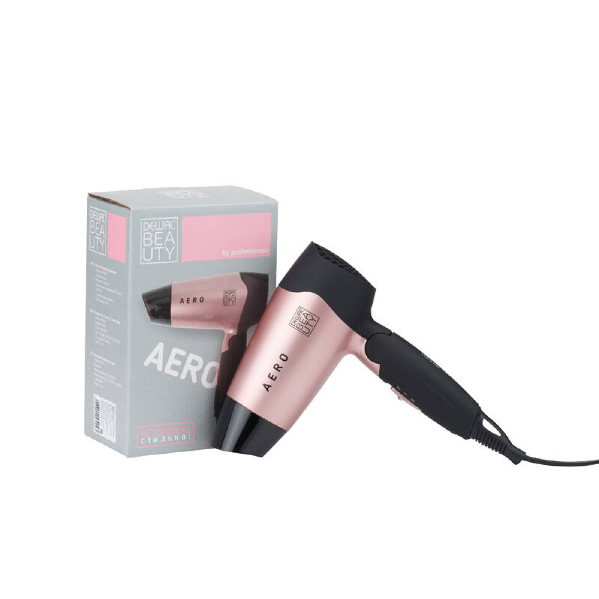 Фен DEWAL BEAUTY Aero Rose 2