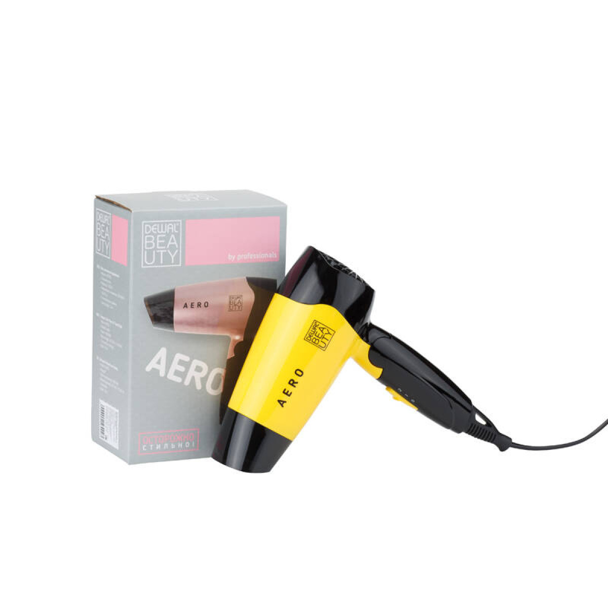 Фен DEWAL BEAUTY Aero Yellow 2