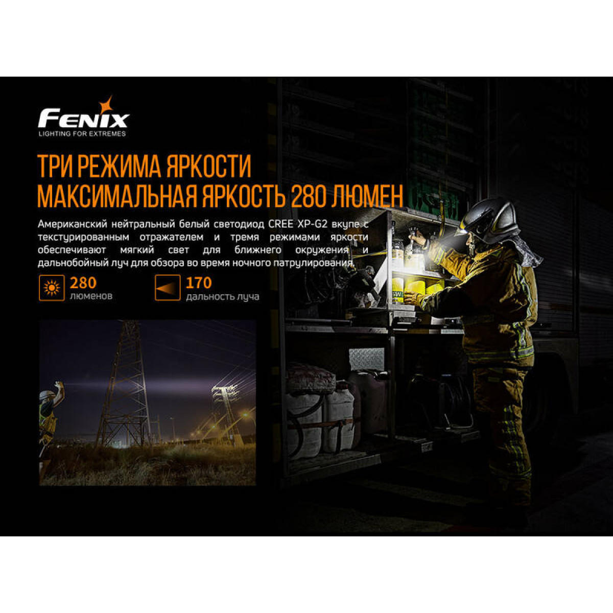 Фонарь Fenix WF30RE 3