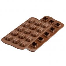 Форма для приготовления конфет Choco Game 11х24 см силиконовая Silikomart 22.151.77.0165