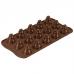 Форма для приготовления конфет Choco Trees силиконовая Silikomart 22.154.77.0065