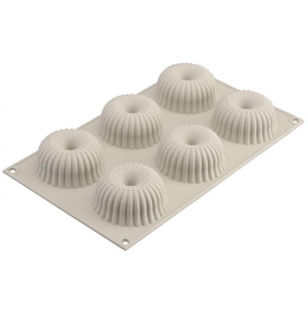Форма для приготовления пирожных Mini Raggio 18х33,6 см силиконовая Silikomart 26.233.13.0065