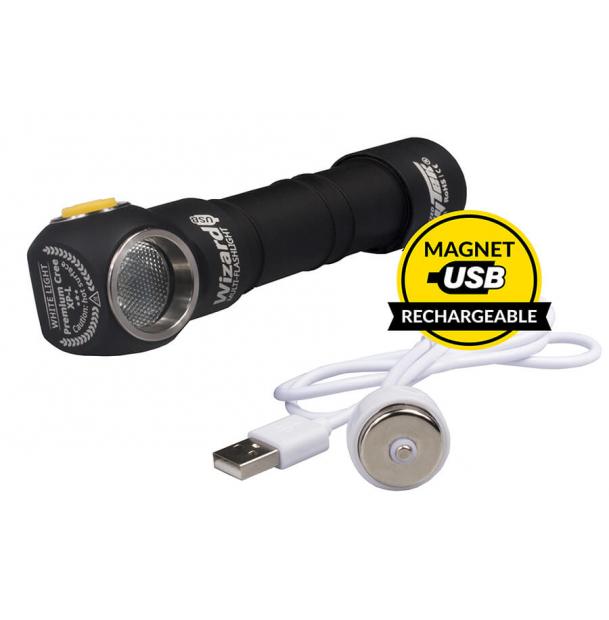 Фонарь Armytek Wizard XP-L v3 USB теплый свет F05401SW