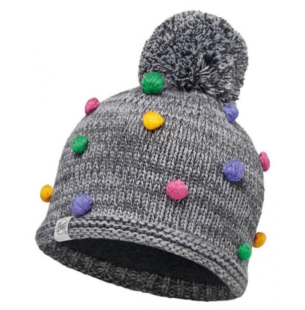 Шапка Buff Child Knitted & Polar Hat Odell Grey Vigore 113454.930.10.00