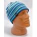 Шапка Buff Knitted & Polar Hat Lakistripes Turquoise 113520.789.10.00