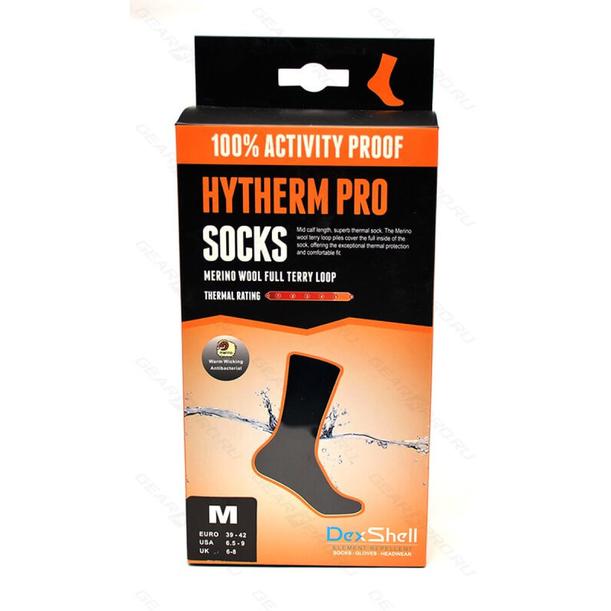 Носки водонепроницаемые DexShell Waterproof Hytherm PRO Socks M 6
