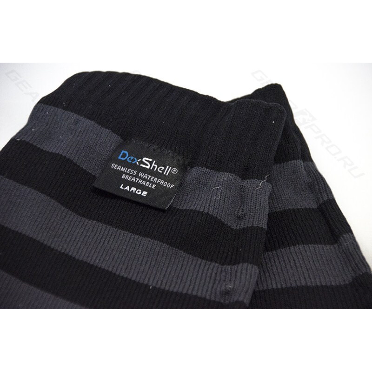 Носки водонепроницаемые Dexshell Waterproof Ultralite Bamboo Socks Grey Stripe M 4