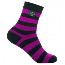 Носки водонепроницаемые Dexshell Waterproof Ultralite Bamboo Socks Black Pink Stripe M