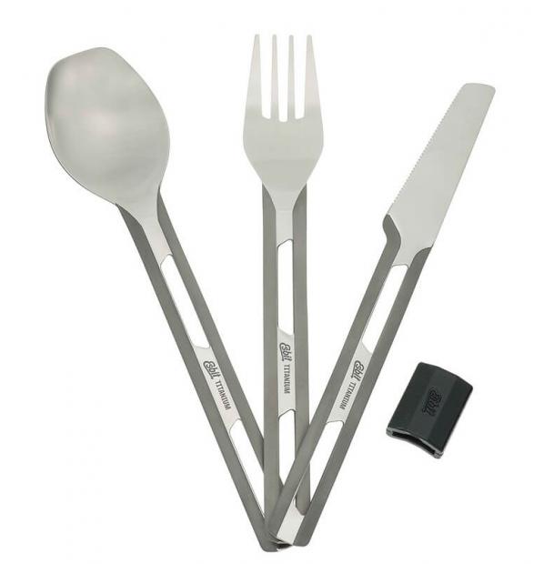 Столовый набор титановый Esbit Titanium Cutlery Set TC4-TI