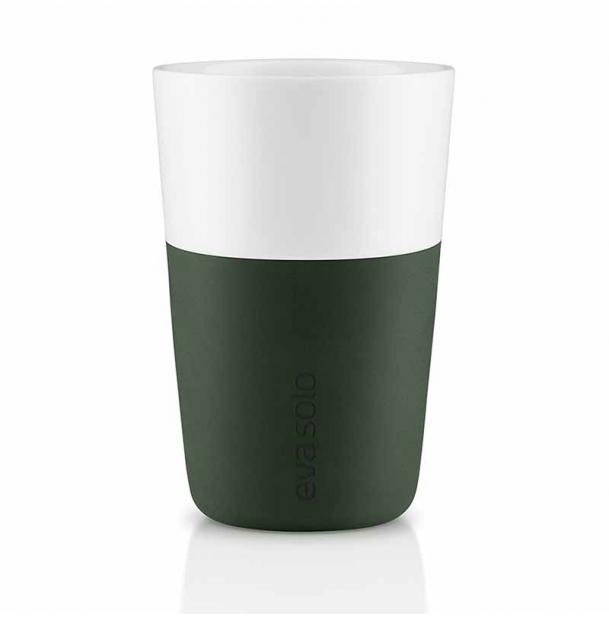 Набор из двух чашек Eva Solo Cafe Latte Tumbler Forest Green 501057