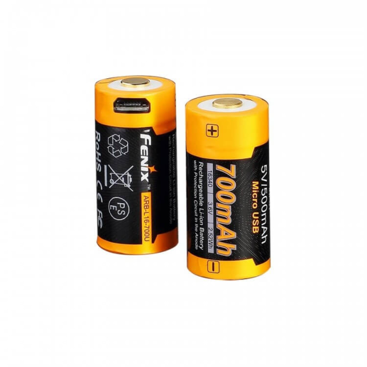 Аккумулятор Fenix ARB-L16-700U Li-ion 16340 700 mAh 4