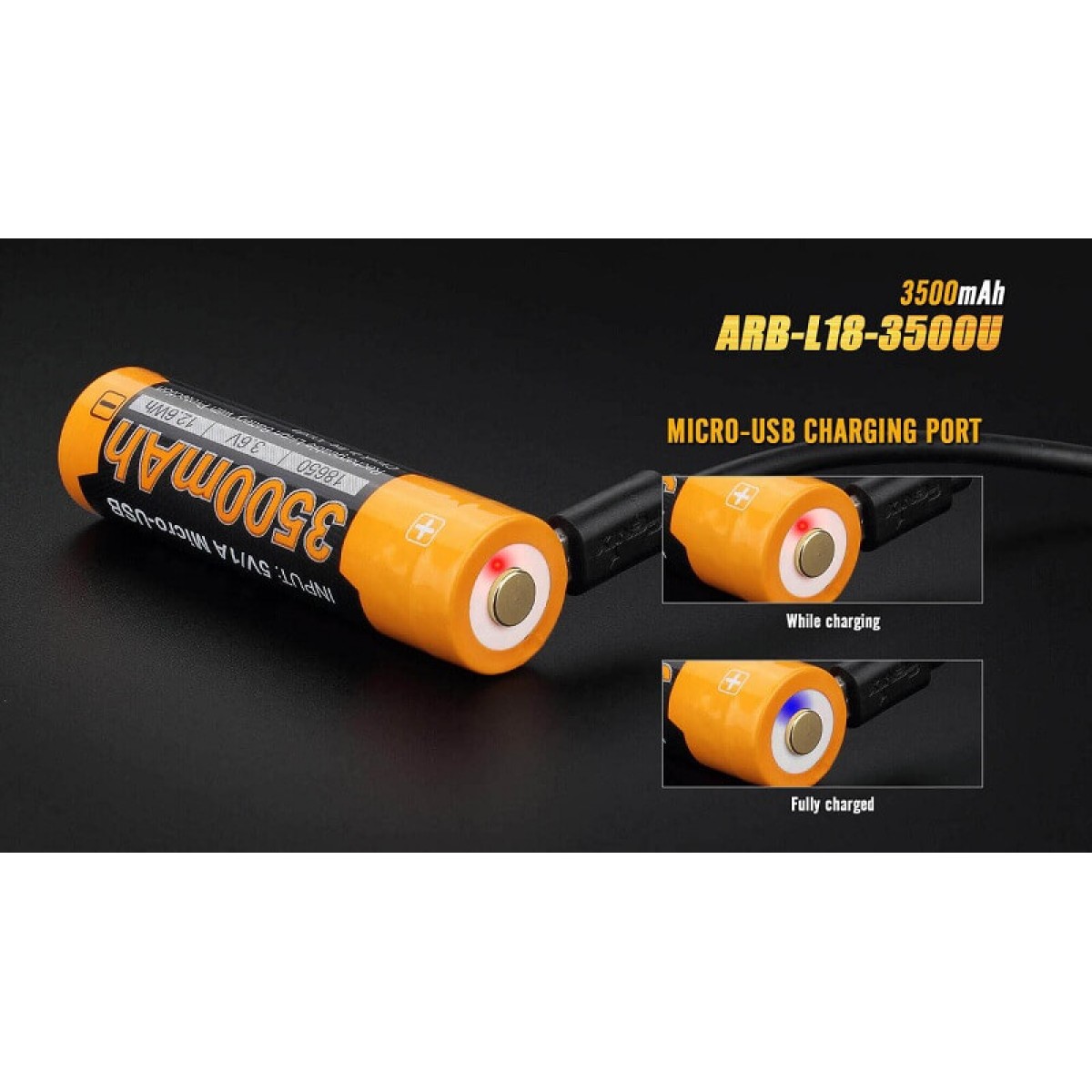 Аккумулятор Fenix ARB-L18-3500U 18650 3500 mAh 5