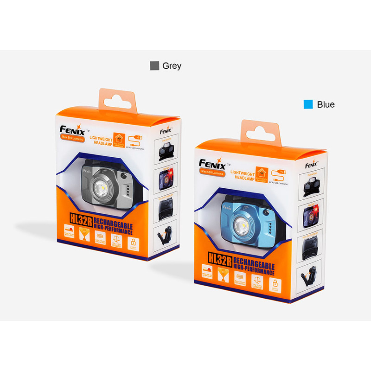 Налобный фонарь Fenix HL32R Blue 3