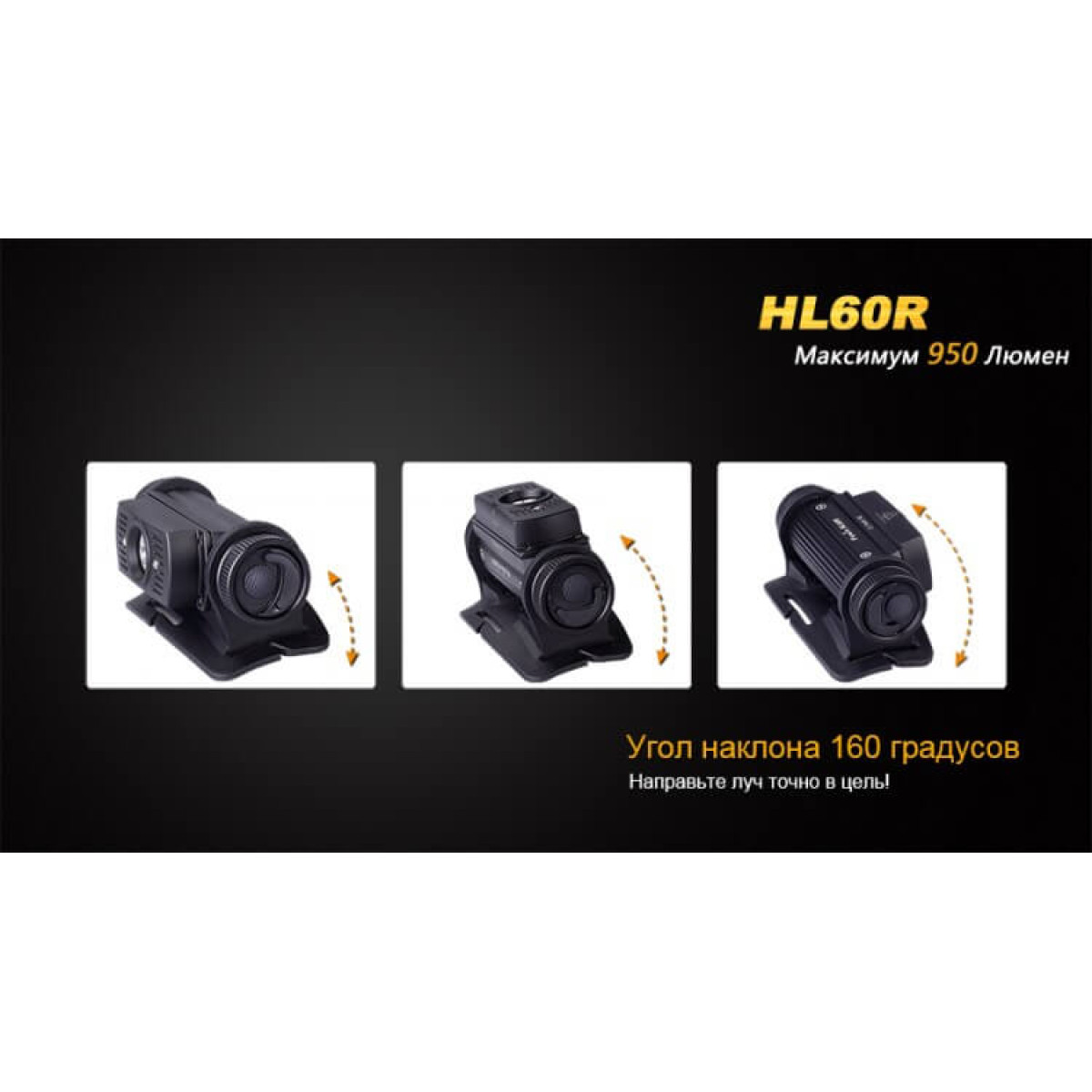 Налобный фонарь Fenix HL60RDY 3