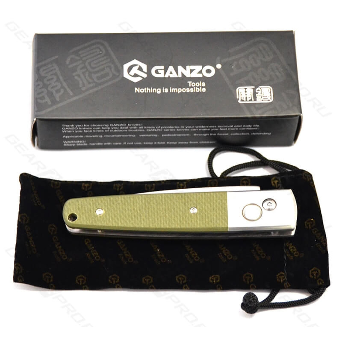 Нож Ganzo G7211 Green 6