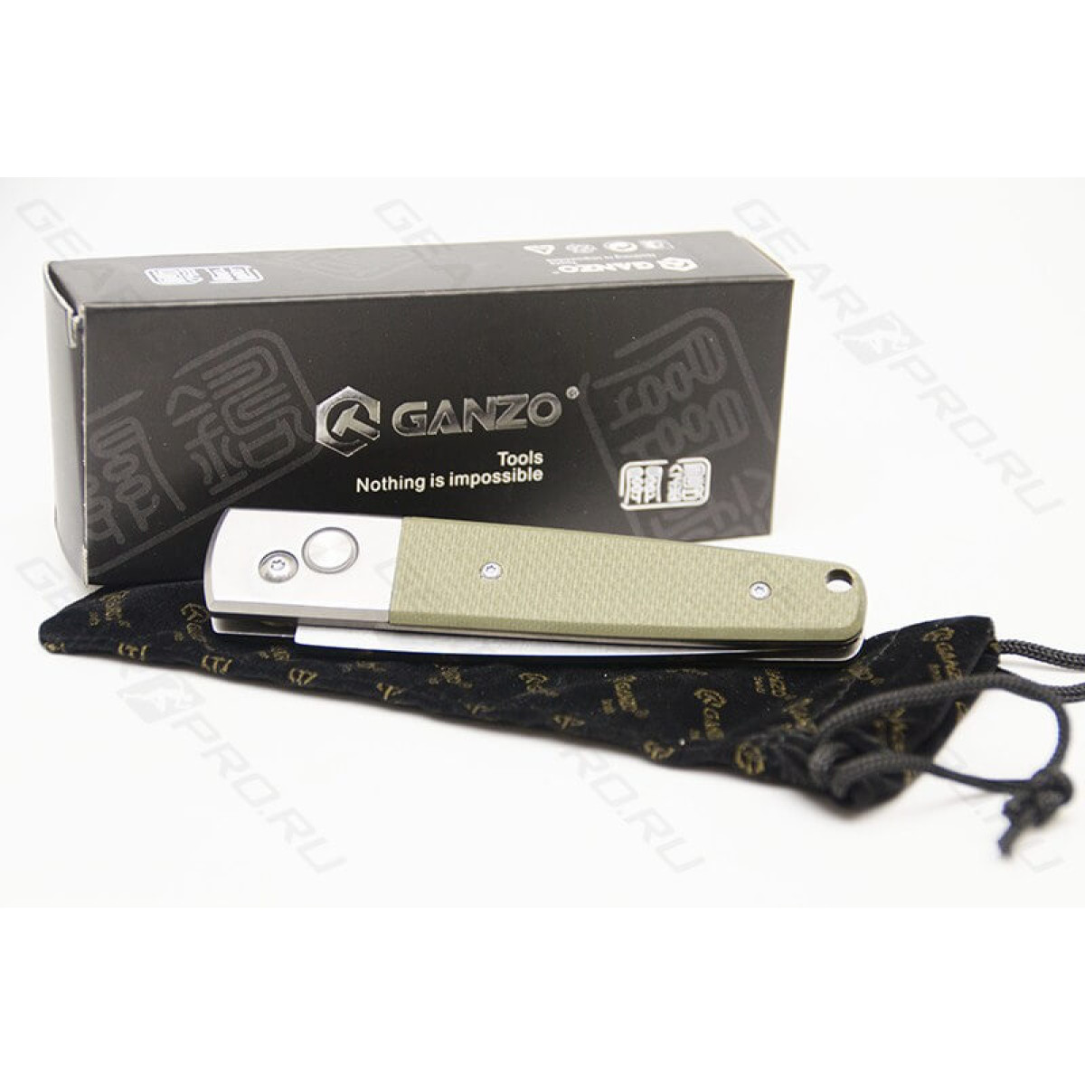 Нож Ganzo G7212 Green 3