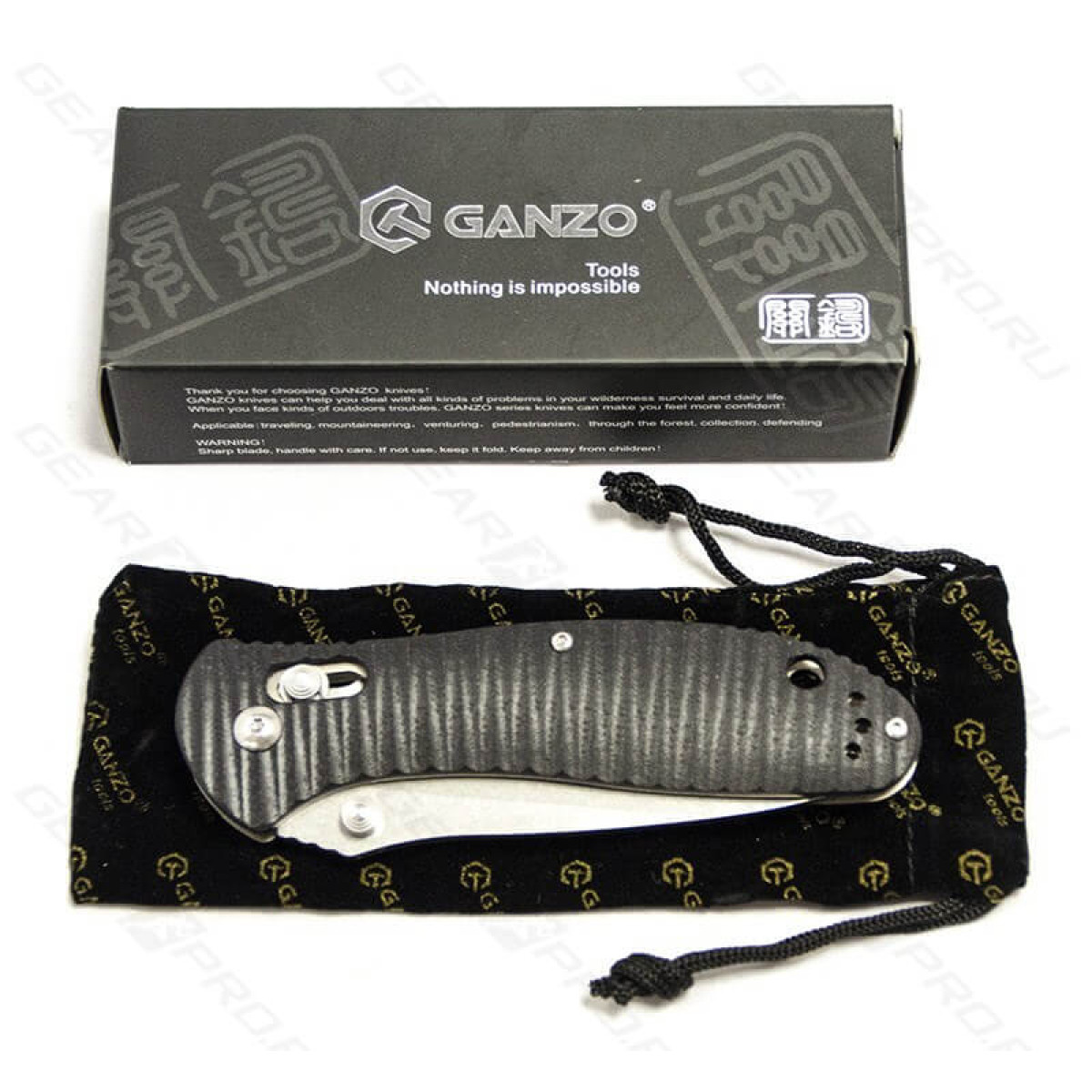 Нож Ganzo G7392P-BK 6