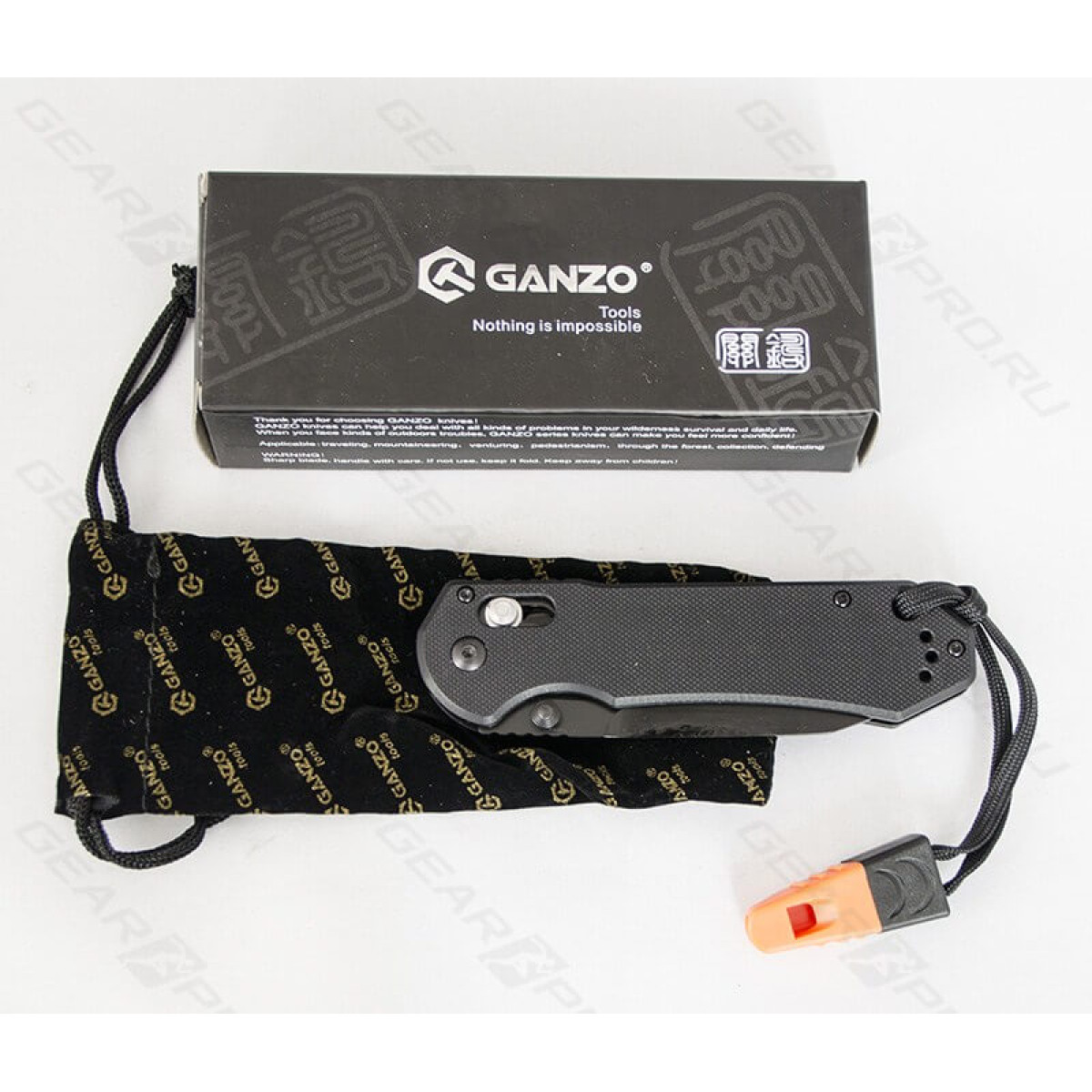 Нож Ganzo G7453-BK-WS 10