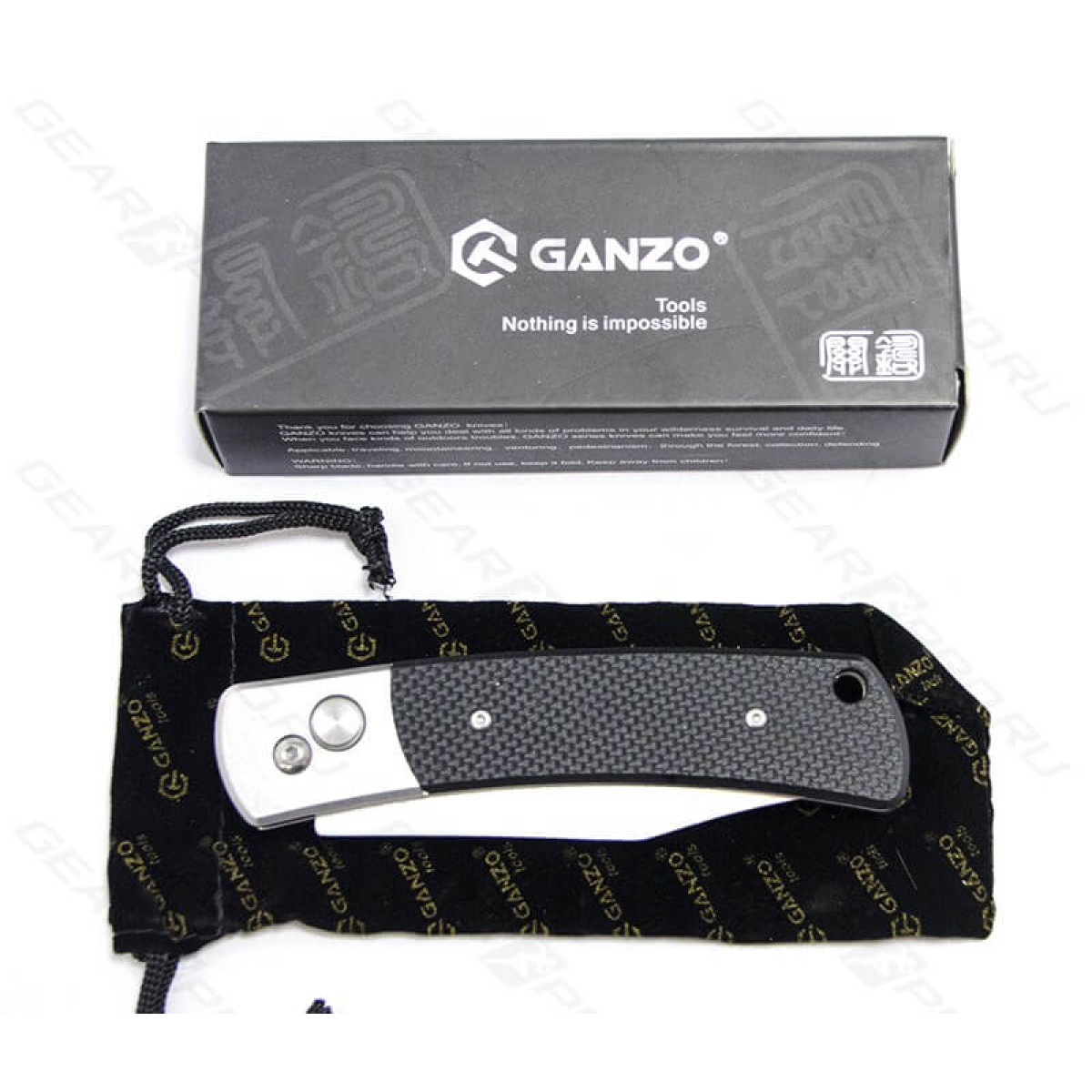 Нож Ganzo G7472-BK 2