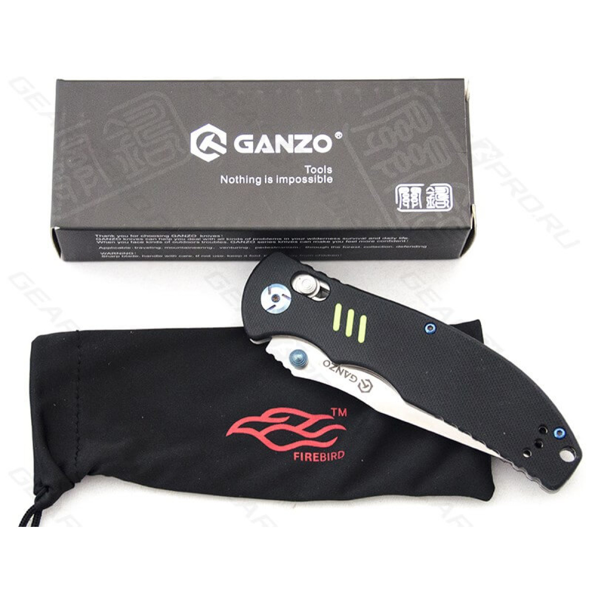 Нож Ganzo G7501-BK 2