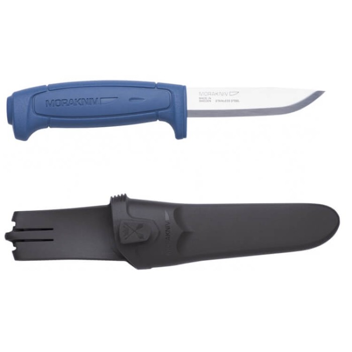 Нож туристический Morakniv Basic 546 12241, нержавеющая сталь, с ножнами, Швеция