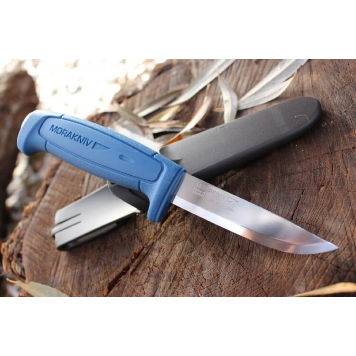 Нож туристический Morakniv Basic 546 12241, нержавеющая сталь, с ножнами, Швеция 4