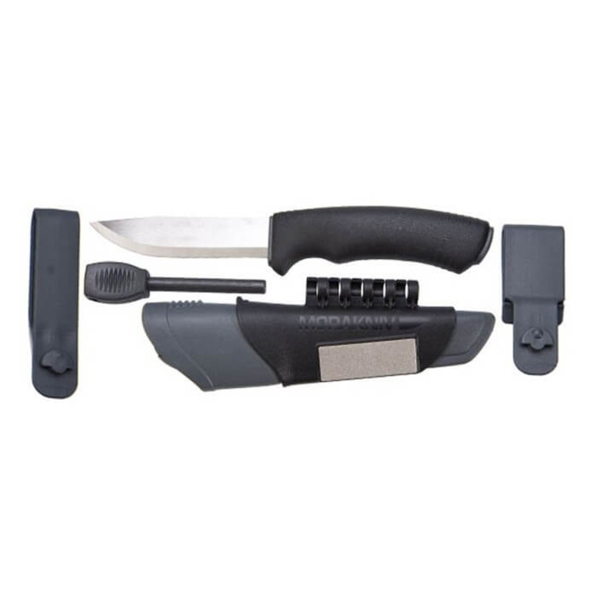 Нож туристический Morakniv BushCraft Survival Black 11835, нержавеющая сталь, с ножнами, огниво, черный 8