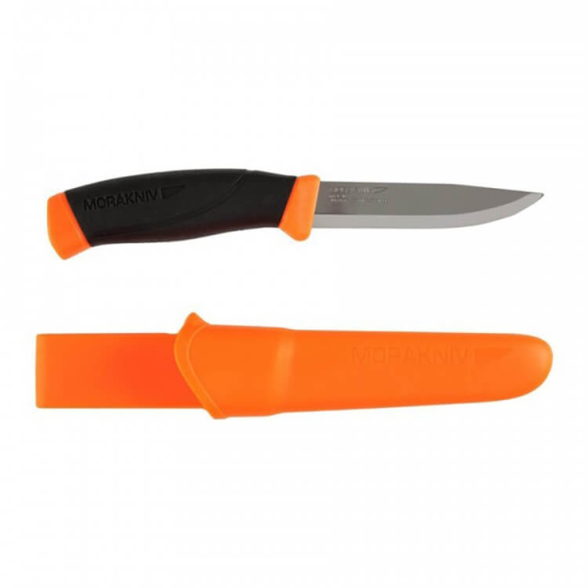 Нож туристический Morakniv Companion Orange 11824, нержавеющая сталь, с ножнами, Швеция 1