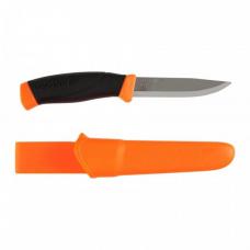 Нож туристический Morakniv Companion Orange 11824, нержавеющая сталь, с ножнами, Швеция