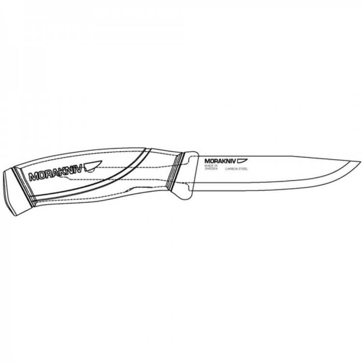 Нож Morakniv Companion Tactical Black Blade 2
