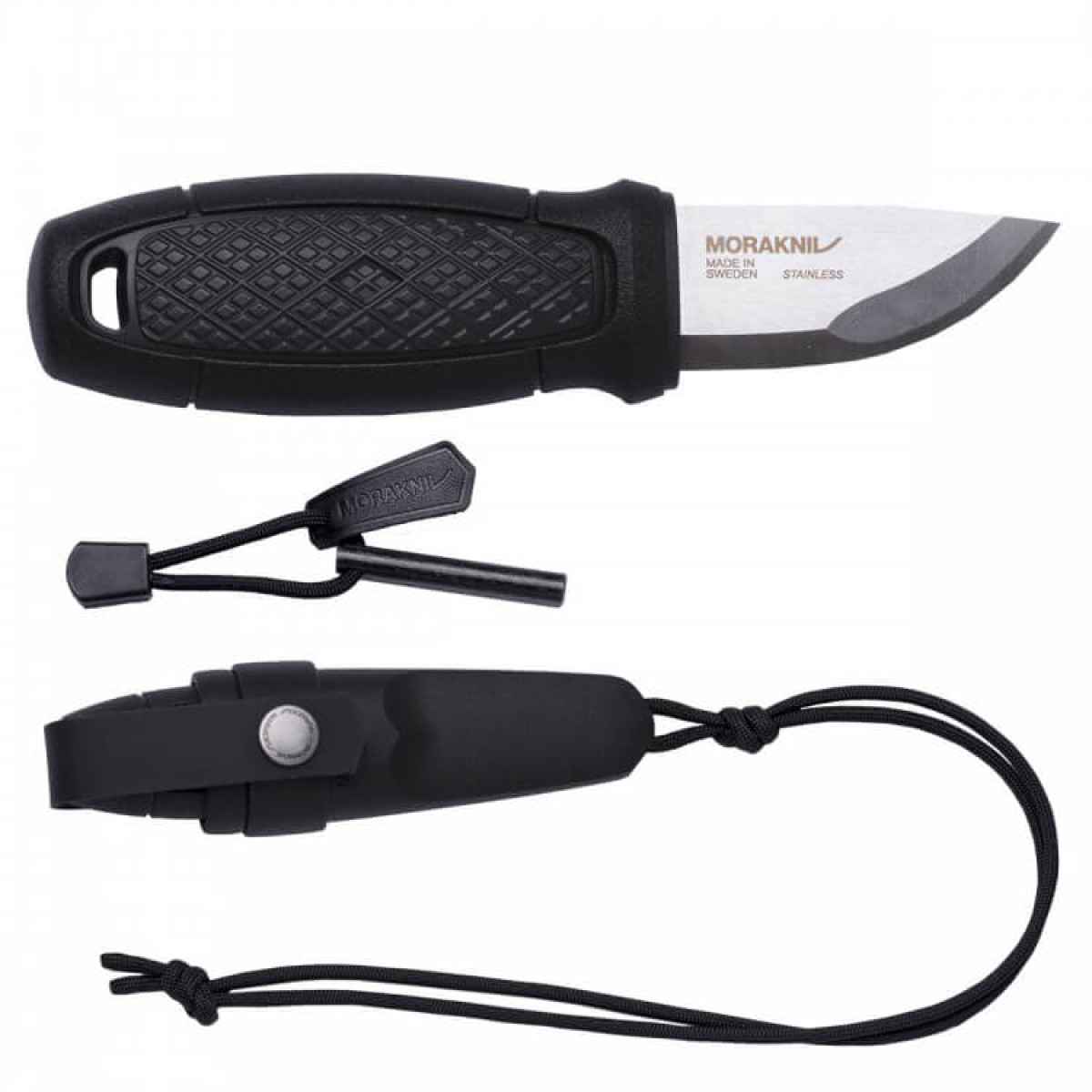 Нож Morakniv Eldris Black (ножны, шнурок, огниво) 1