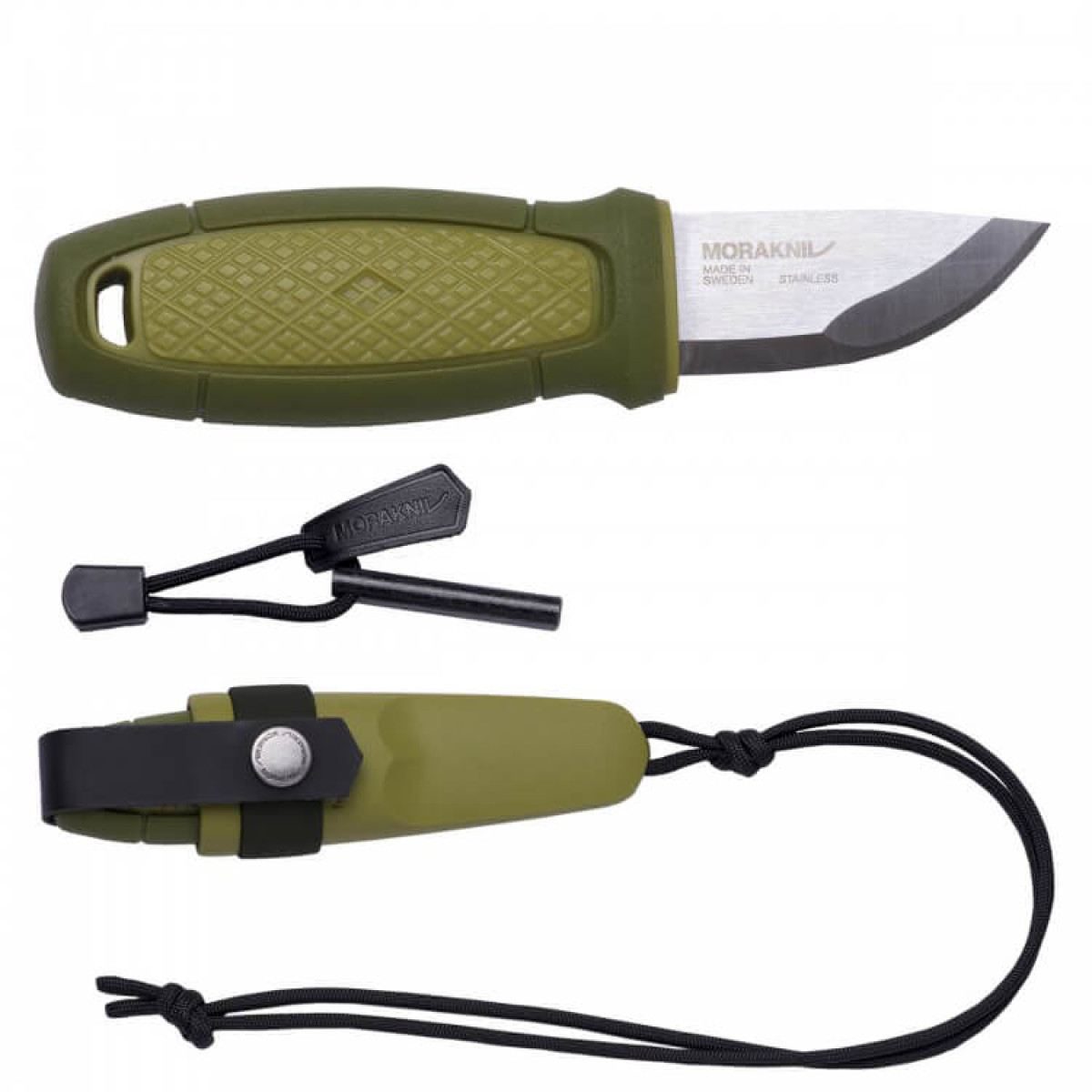 Нож Morakniv Eldris Green (ножны, шнурок, огниво) 1