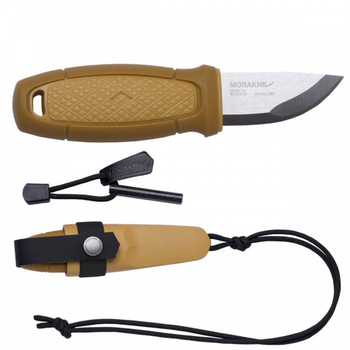 Нож Morakniv Eldris Yellow (ножны, шнурок, огниво) 1