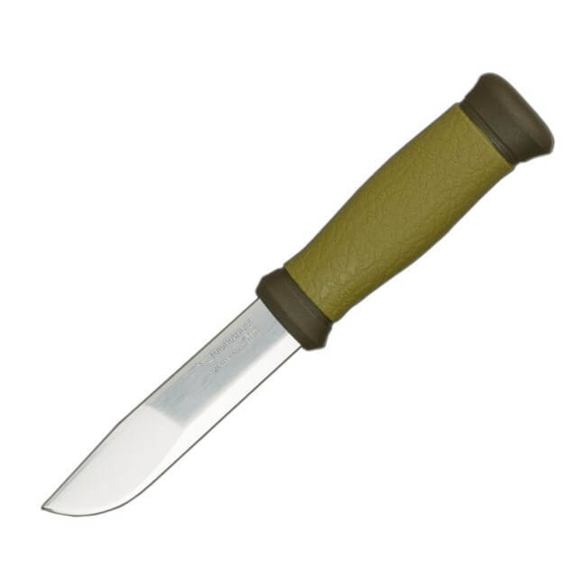 Нож туристический Morakniv Outdoor 2000 Green, нержавеющая сталь, зеленый, с ножнами, 10629 2