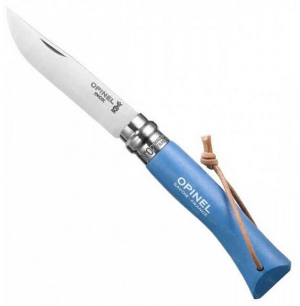 Нож Opinel №7 Tradition Bushwacker Sky-Blue 001441