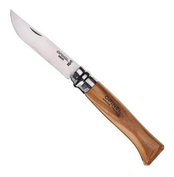 Нож Opinel №8 Tradition Style Olive Wood + Sheath 001004