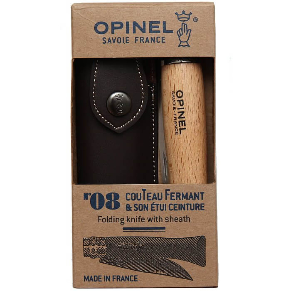 Нож Opinel №8 Tradition Stainless Steel + Sheath 3