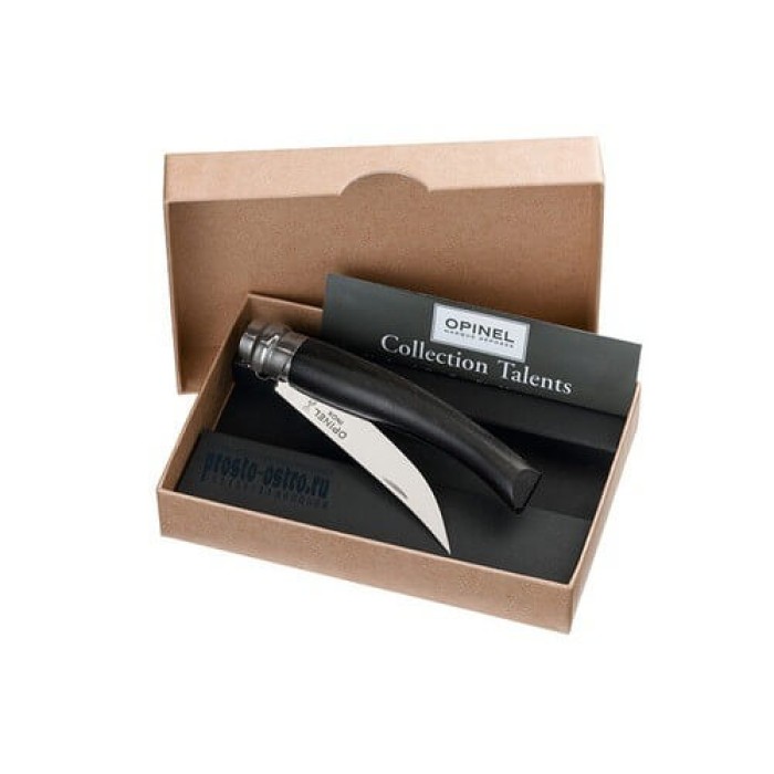 Нож филейный Opinel №10 Slim Line Ebony