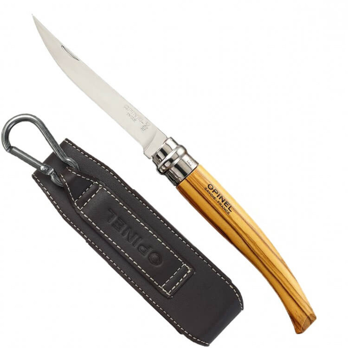 Нож филейный Opinel №10 Slim Line Olive Tree Pencil Box 1