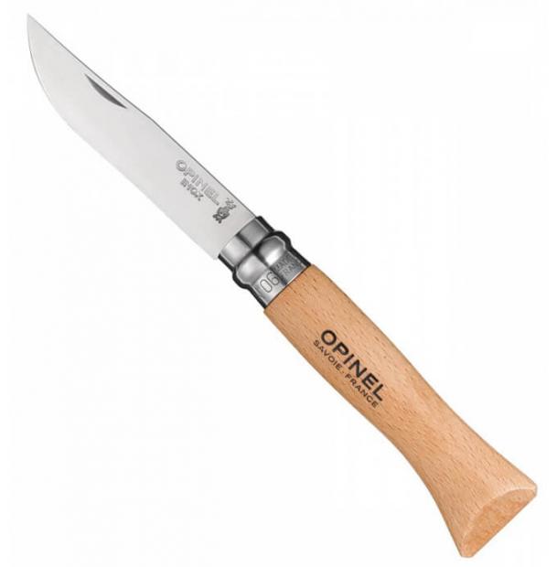 Нож Opinel №6 Tradition Stainless Steel (блистер) 000404