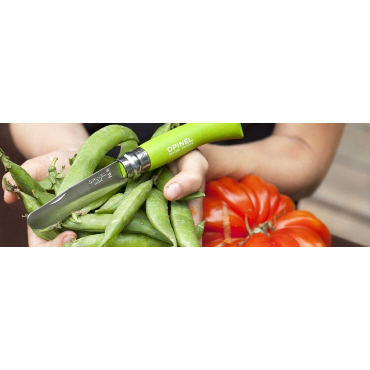 Нож Opinel №7 My First Opinel Apple-Green (блистер) 2