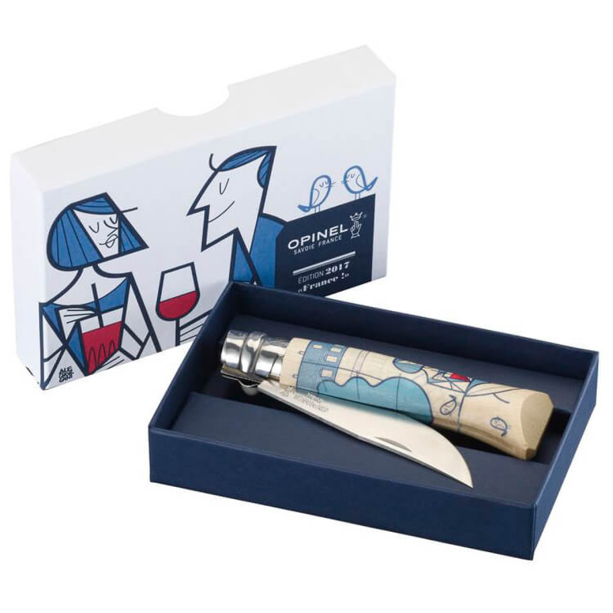 Нож Opinel №8 Edition France by Ale Giorgini 4