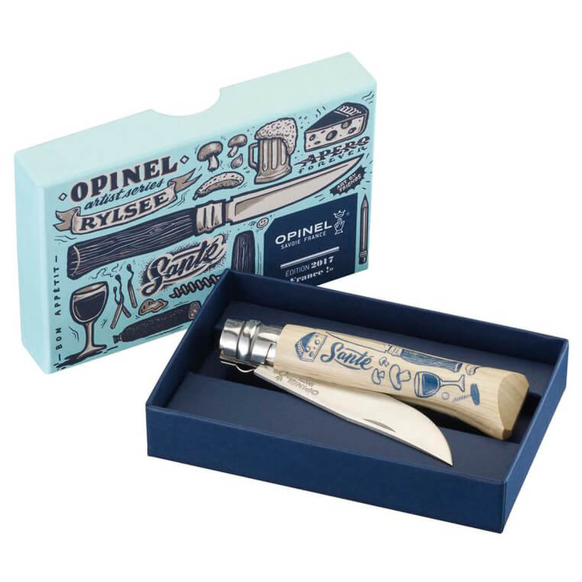 Нож Opinel №8 Edition France by Rylsee 4