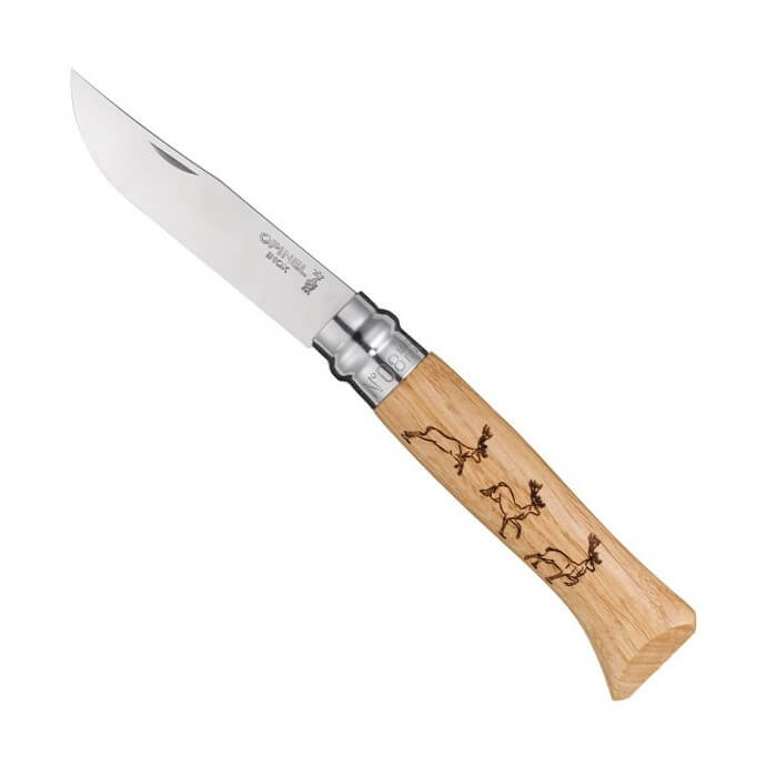 Нож Opinel №8 Tradition Animalia Deer
