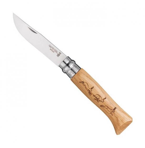 Нож Opinel №8 Tradition Animalia Hare 001623